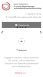 Mobile Screenshot of krankengymnastik-altona.de